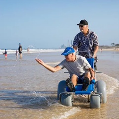 Sandcruiser All Terrain Chair - Beach Wheelchair