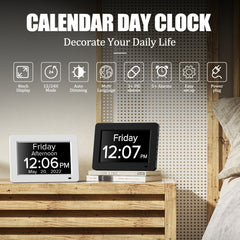 8" Talking Digital Dementia Orientation Clock