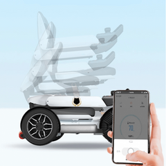 Gilani Engineering All Terrain Electric wheelchair Scooter Auto Folding with Smart App Control