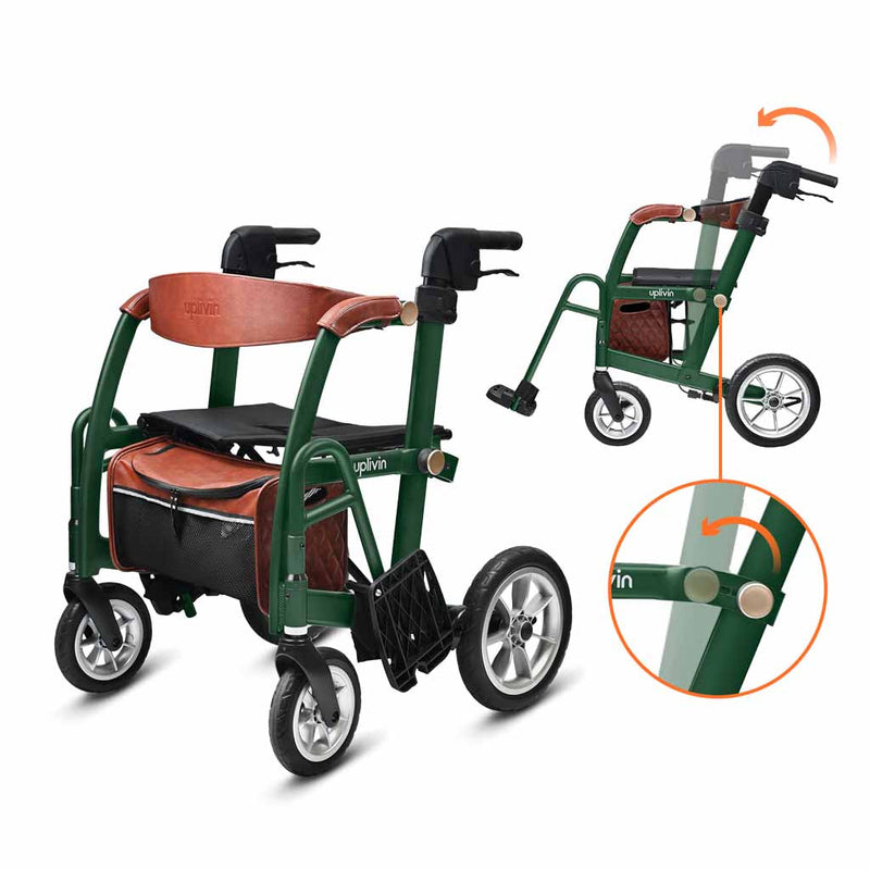 Uplivin Gavo 2-in-1 Walker Wheelchair
