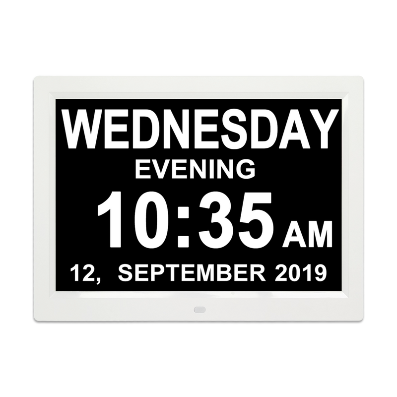 12.1 Digital Calendar Day Clock Orientation Clock