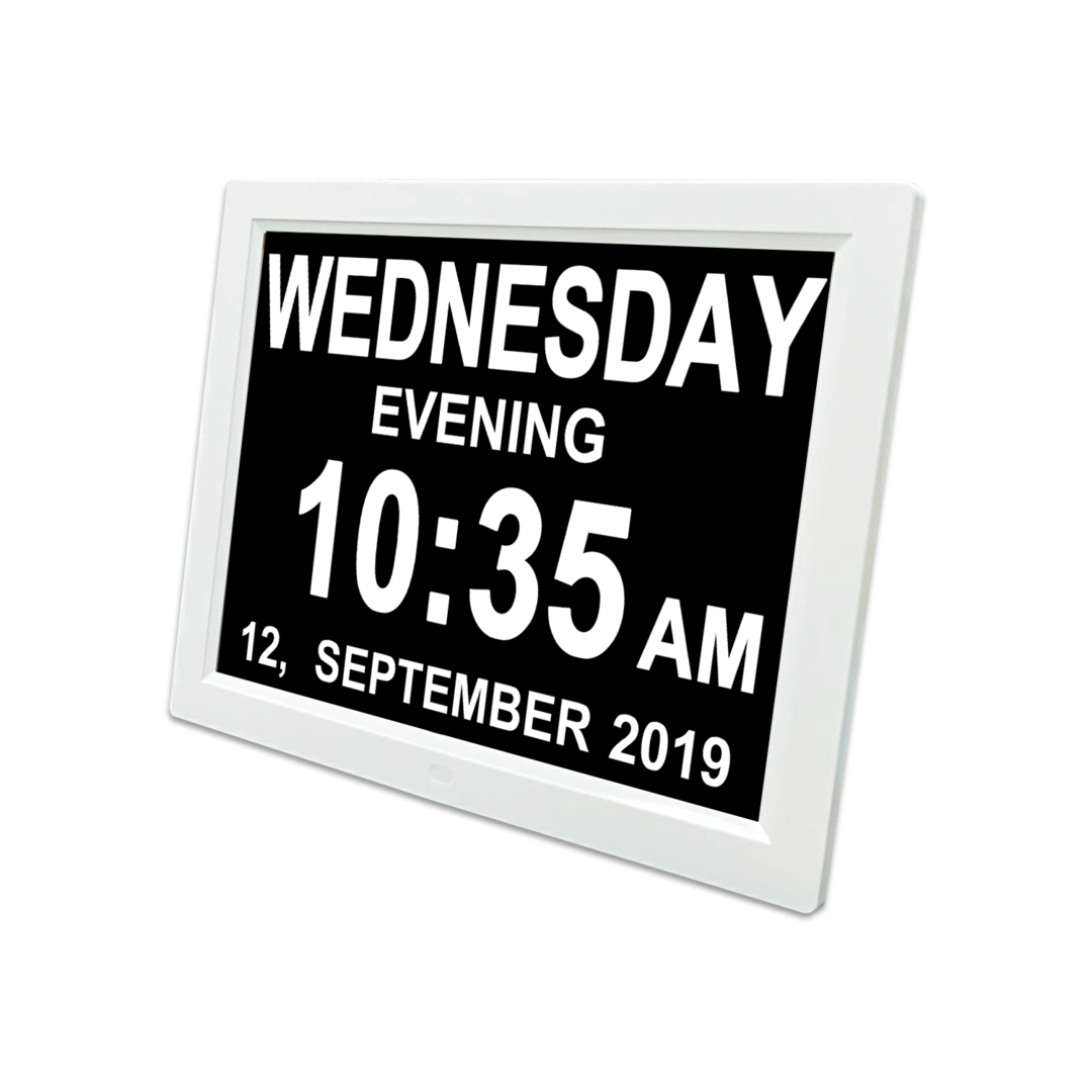 12.1 Digital Calendar Day Clock Orientation Clock The Care Kiosk