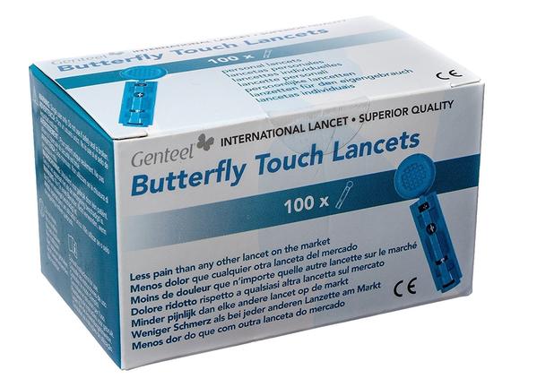 Genteel® Butterfly Touch Lancets