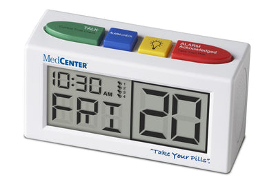 MedCenter Talking Alarm Clock