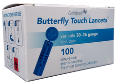 Genteel® Butterfly Touch Lancets