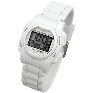 VibraLITE 12 MINI White Silicon Band Vibrating Alarm Reminder